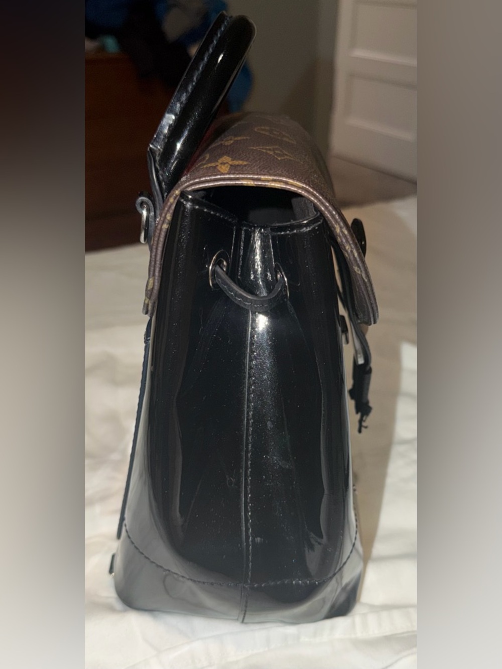 Louis Vuitton monogram hot springs mini backpack crossbody black - Picture 14 of 15